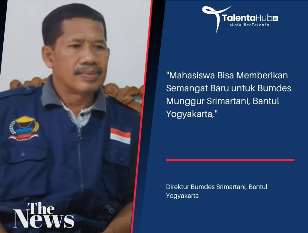 Magang Bumdes Berikan Semangat Baru untuk Bumdes Munggur Srimartani, Bantul Yogyakarta