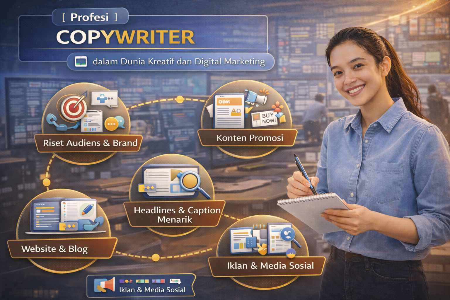 Mengenal Lebih Dalam Terkait Profesi Copywriter dalam Dunia Kreatif dan Digital Marketing