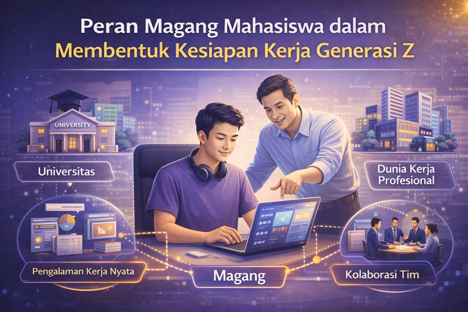 Menyongsong Dunia Profesional: Peran Magang Mahasiswa dalam Membentuk Kesiapan Kerja Generasi Z
