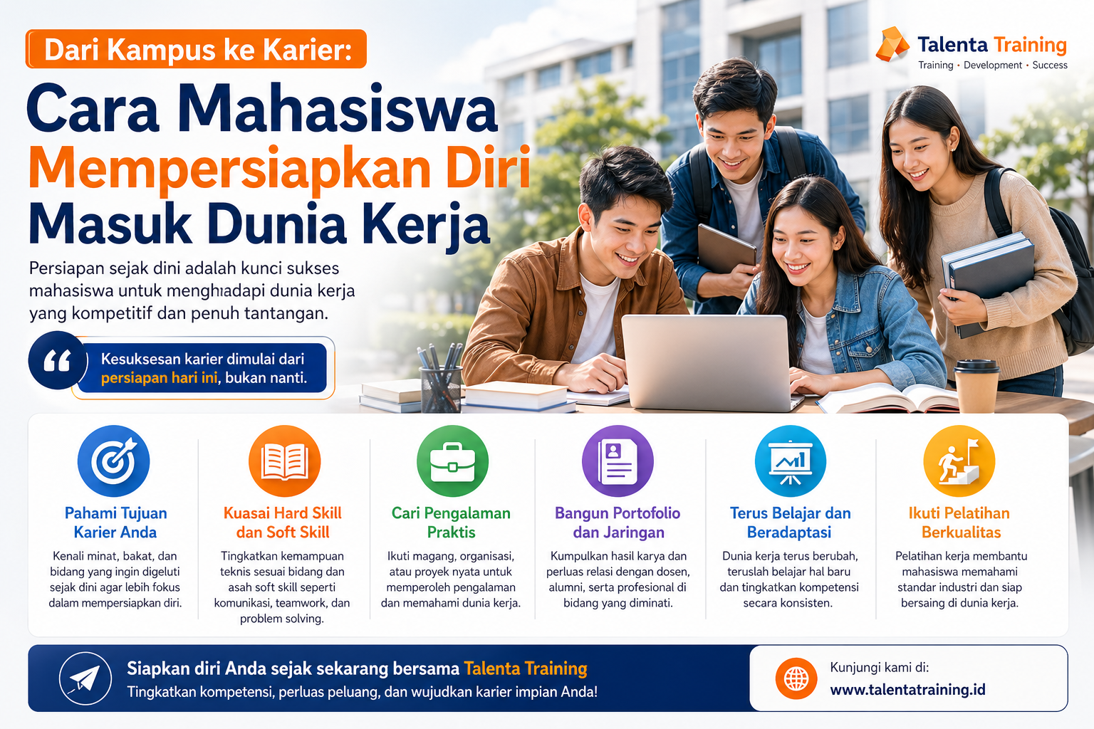 Dari Kampus ke Karier: Cara Mahasiswa Mempersiapkan Diri Masuk Dunia Kerja